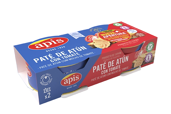 Pat&eacute; de At&uacute;n con Tomate 2X80g