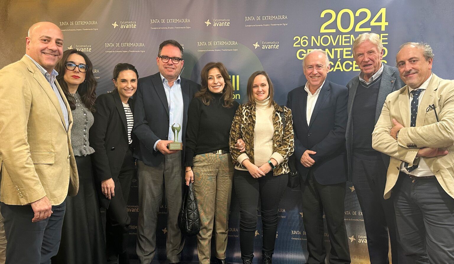 Galardonados en la 8ª Edición de los Premios Extremadura Exporta